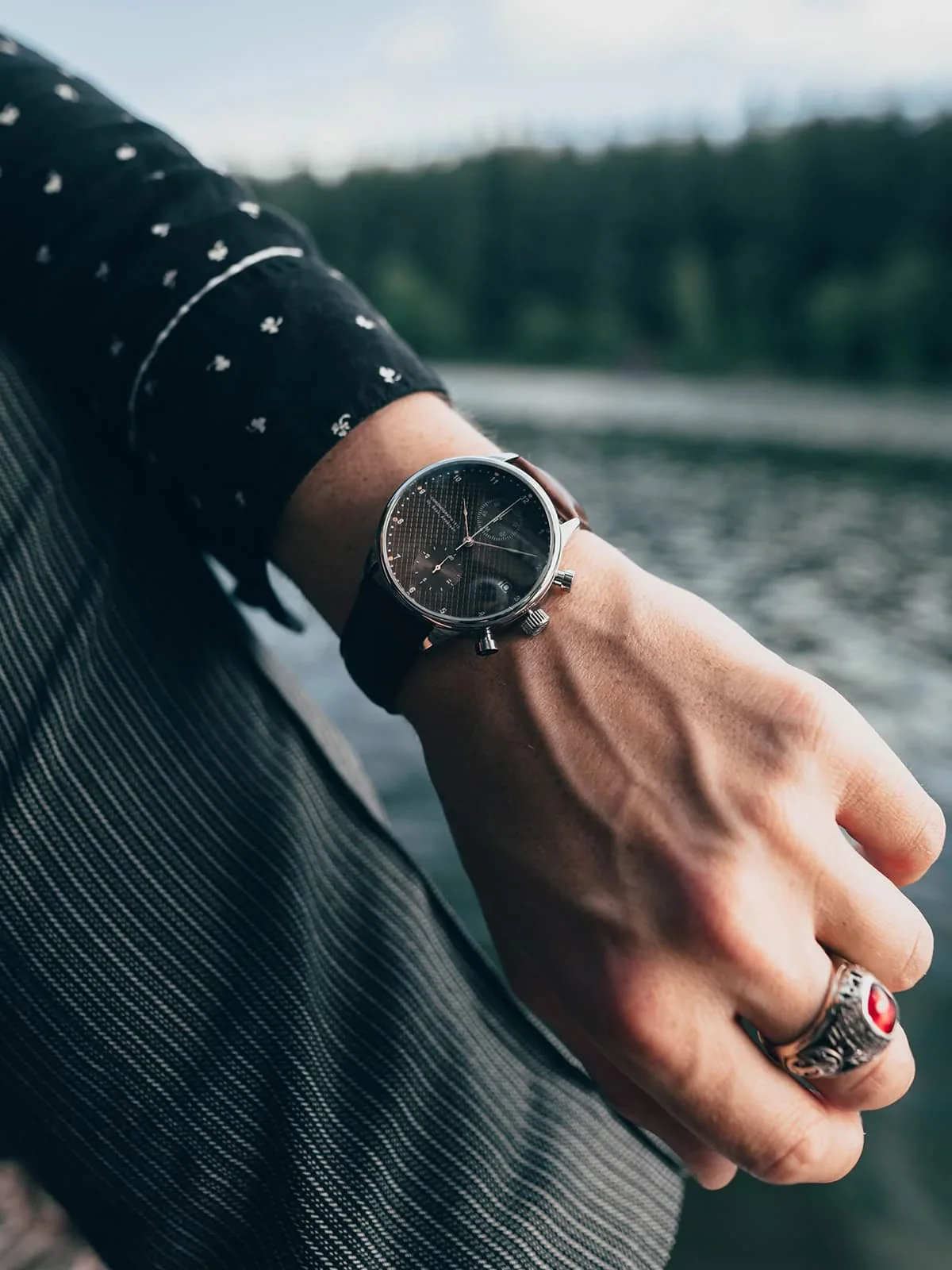 1814 Chronograph - Steel/Blue Turtle - Image 2